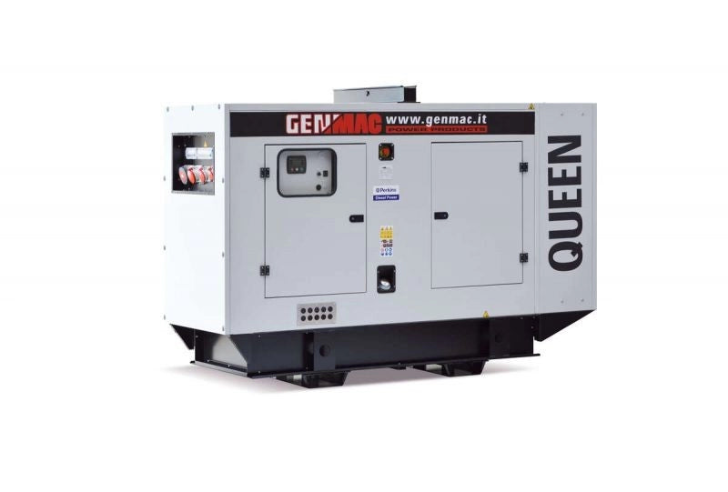 Generator insonorizat GENMAC Queen G160IS putere maxima 176 kVA 400V motor Iveco