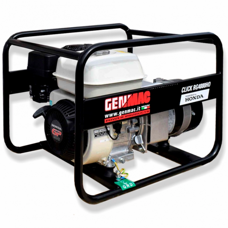 Generator de curent GENMAC Click RG4000HO putere maxima 3,1 kW 230V motor Honda GP200