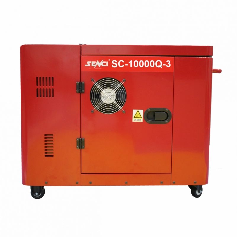 Soundproof generator SENCI SC10000Q-3 ATS maximum power 8 kW 400V Diesel engine ATS included