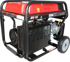 Generator de curent SENCI SC6000E TOP putere maxima 5,5 kW 230V pornire electrica si roti
