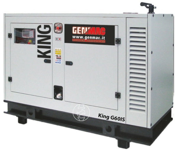 Generator insonorizat GENMAC King G80IS putere maxima 88kVA 400V motor IVECO