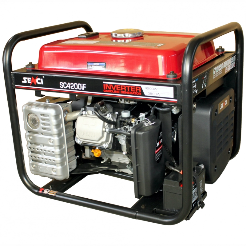 Generator inverter SENCI SC4200iF putere maxima 4.2 kW 230V pornire electrica