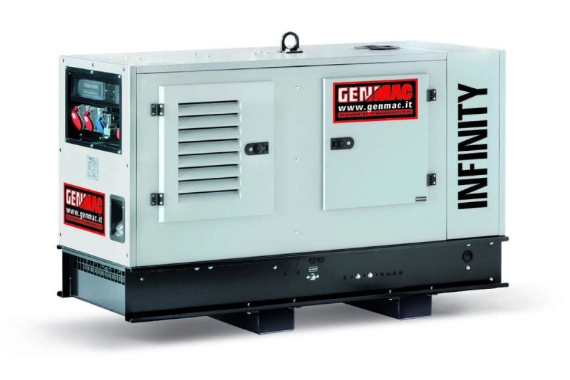 Generator insonorizat GENMAC Infinity G15YS putere maxima 15 kVA 400V motor YANMAR