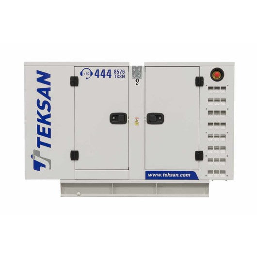 Grup electrogen 26 kVA Teksan TJ25BD, motorizare Baudouin - Franta, diesel, trifazat