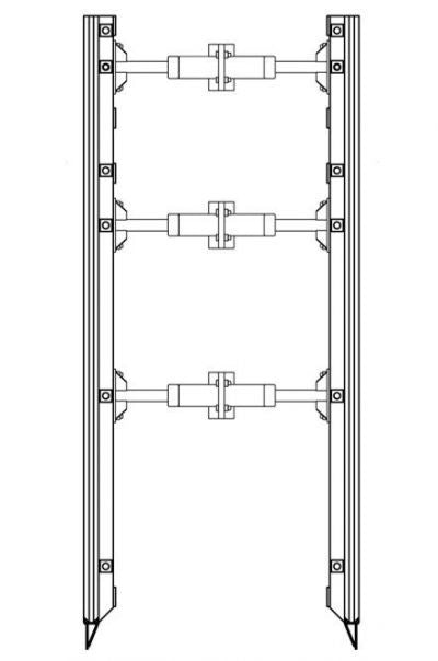 Panou sprijinire maluri CONDOR MA 2000 h 2.000 x L 3.000 mm