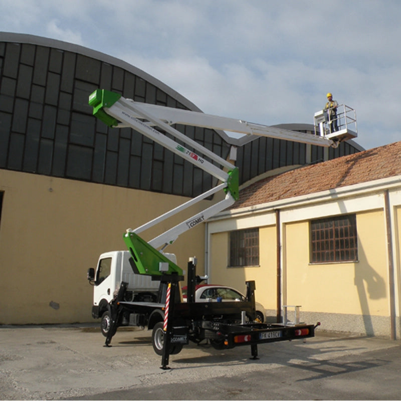 Platform with double articulated telescopic arm mounted on COMET Euro Sky 21/2/9 HQ-H+HH 21m L 9m 260KG chassis