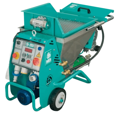 Multifunctional pump Imer SMALL 50 with vibrating screen/piston compressor/traditional plastering kit