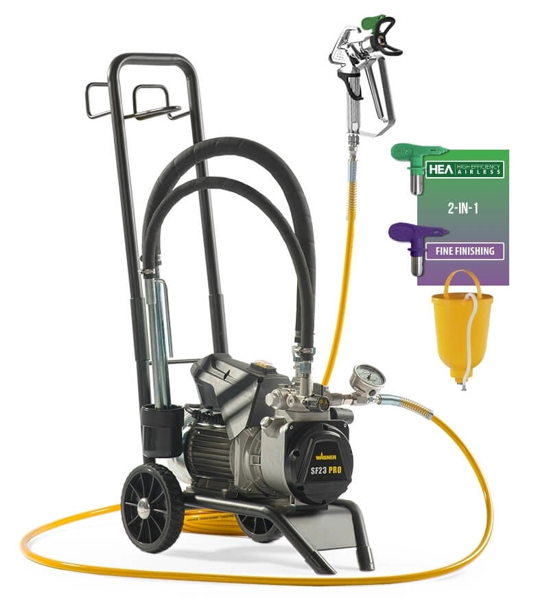 Airless pump Wagner SF23 PRO HEA SprayPack CART 230V flow rate 2.6 l/min