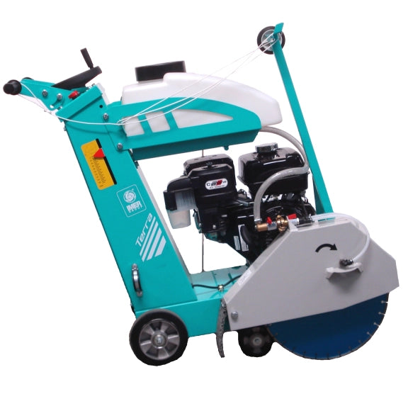 Masina de taiat asfalt/beton IMER TERRA 450 motor diesel YanmarL100 9,9 cp disc Ø 450 mm inclus