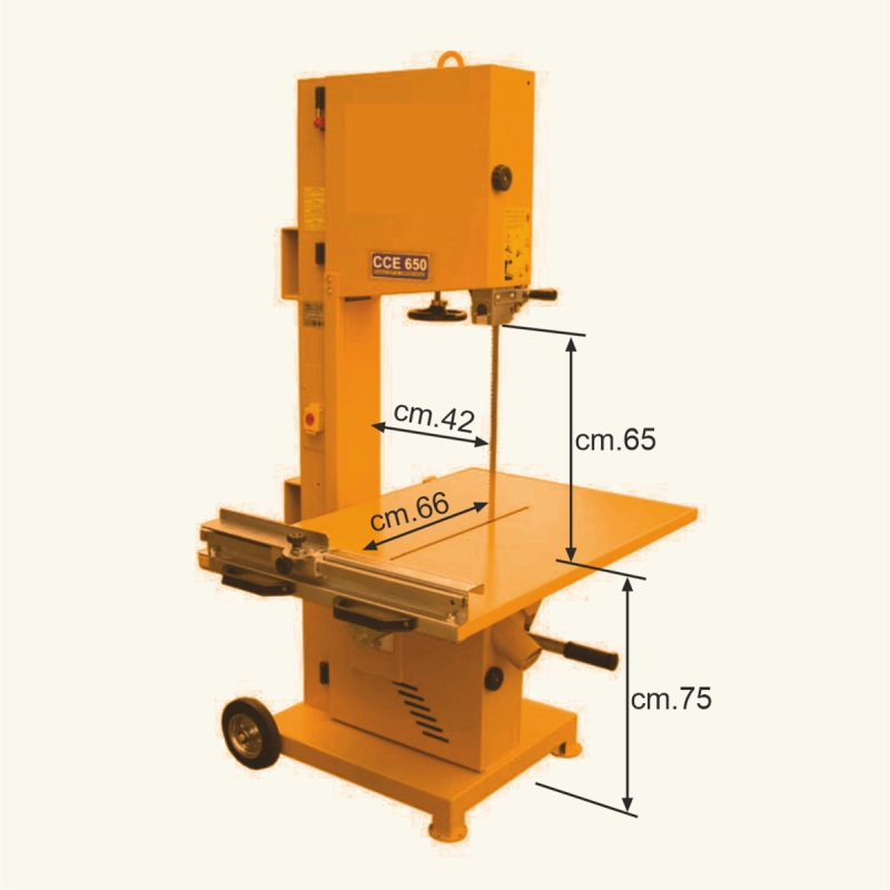 Masina de taiat BCA BISONTE TSC650 230V 1,85 KW inaltime maxima de taiere 65 cm